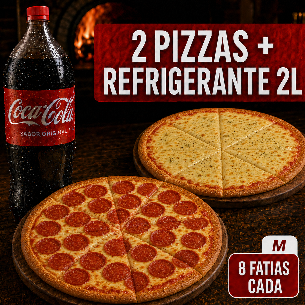 2 Pizzas M