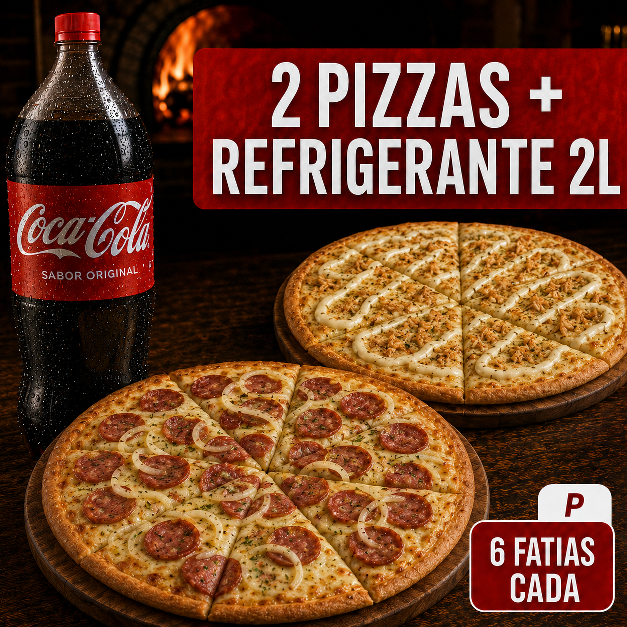 2 Pizzas P