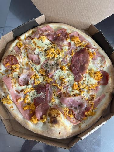 Presunto c/ bacon e milho